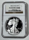 1986-S American Silver Eagle NGC PF 69 ULTRA Cameo