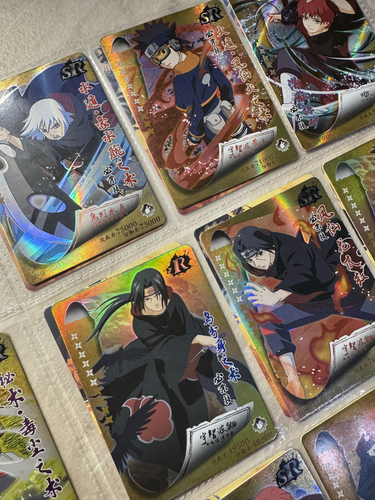 Naruto Kayou Akatsuki Set + Uchiha Itachi Sasuke Obito, Pain Holo SR/R Nm SC/HY - Picture 3 of 4