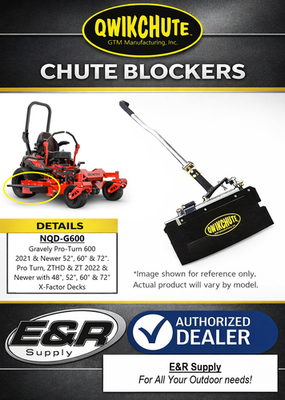 #ad Qwikchute for Gravely Pro Turn ZT ZTHD ZX 2022 amp; Later X Factor 3 NQD G600 $419.24