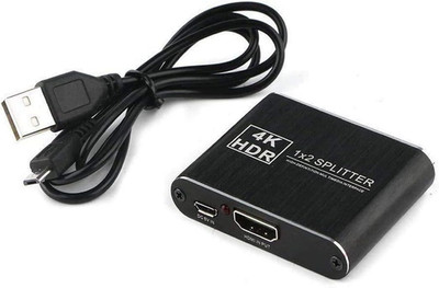 HDMI 1.4 1 in 2 Out 4K X 2K 1080P HDCP Stripper 1X2 Splitter Power Signal Amplif