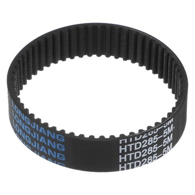 HTD5M-285 Rubber Timing Belt 57 Teeth Closed Loop Belt 20mm Width, 285mm Length