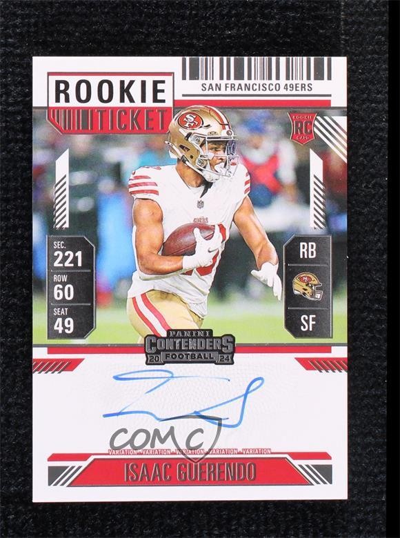 2024 Contenders Ticket RPS Variation Hobby Isaac Guerendo Rookie Auto RC 10yl
