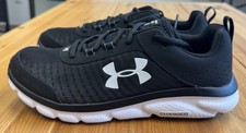 Under Armour Sneaker Charged Assert 8 Mens 10 Black/White