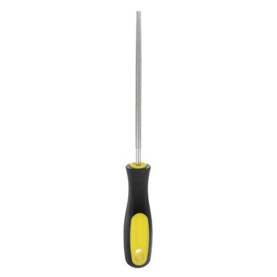 Diamond Coated File 6 Inch 80 Grits Round Files Tools with Plastic Handle