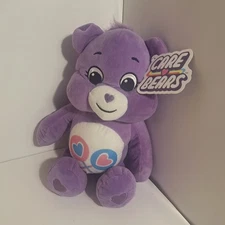 Care Bears Basic Fun Share Bear 16" Purple Plush  Stuffed Animal Lolly Pop