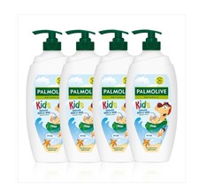 Palmolive Naturals Kids Shower Gel 4x750ml pump vitamin E body wash to nourish 4.85 per litre