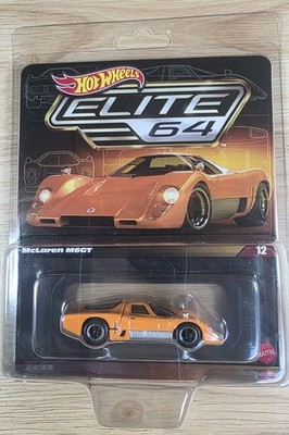 Hot Wheels Elite 64 McLaren M6GT Orange, Real Riders, Ships With Protector Pack 