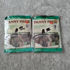 Academy Broadway Fanny Waist Pack Hip Pouch Camo Vintage 1988 NOS New Lot Of 2
