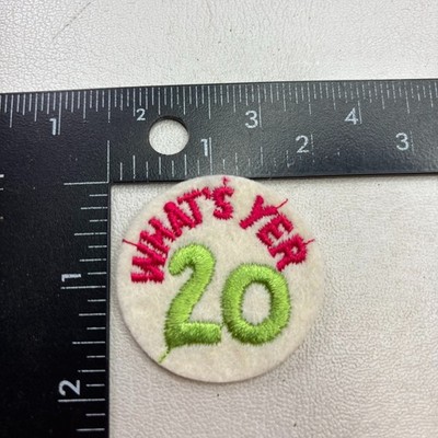Vtg CB LINGO ''WHAT'S YOUR 20?'' aka Where Are You Patch (C.B. Amateur Radio) 00.7