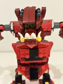 LEGO Creator 6751: Fiery Legend - 99% Complete w/light brick & Manual & Box