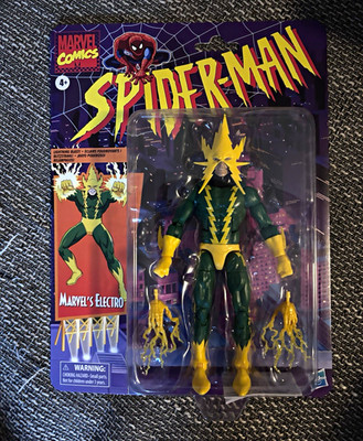 Hasbro New Spider-Man Electro Actionfigur Marvel legends Retro 90er
