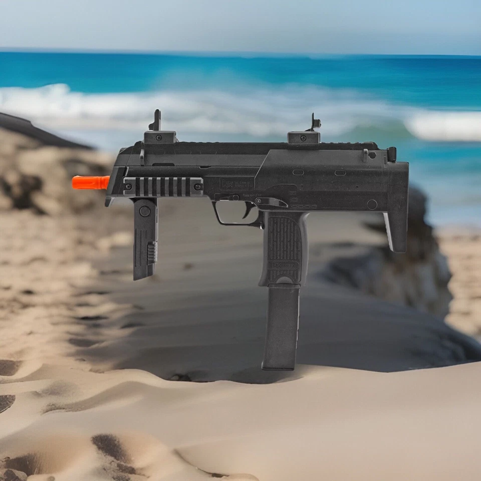 Пружинная копия винтовки для страйкбола Umarex H&K MP7 350 круглых магазинов рождественский подарок - Изображение 4 из 4