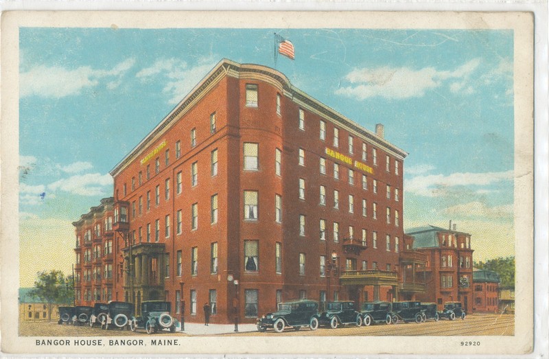 ME, BANGOR  -- BANGOR HOUSE --  POSTCARD