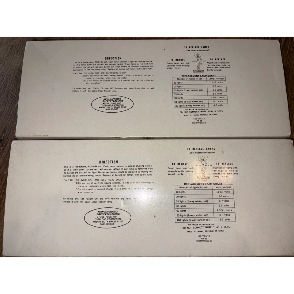 2 juegos de luces de lujo Designers 10 luces de vela bombilla C7 clip encendido PROBADO Foto 2 de 4