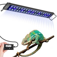 18-Inch LED UVA UVB Light for Reptiles with Controller, Full Spectrum UVA U...