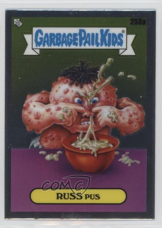 2024 Topps Garbage Pail Kids Chrome R #253a Russ Pus front