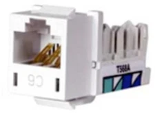 Hubbell Xcelerator HXJ6W Cat.6 Keystone Jack