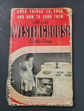 1940's Westinghouse Electric Range Vintage Cookbook w/illustrations