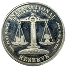 International Reserve Sivler Trade unit 1 troy oz, .999 Fine Silver