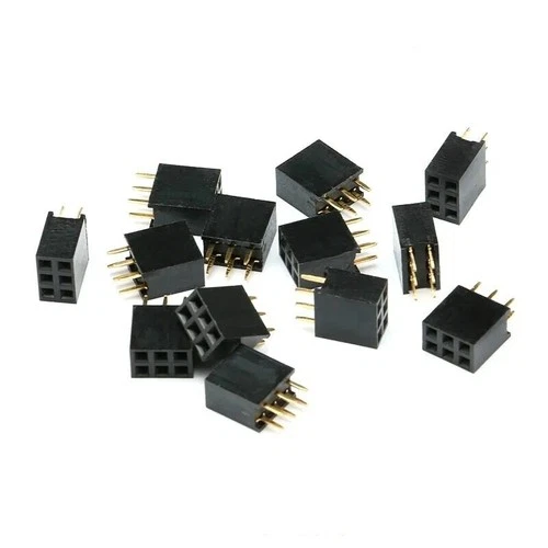 10x Buchsenleiste 2 Reihig 2,3,4,5,6,8,10,12,20,24,25,30,40Pin RM 2,54 mm Buchse