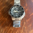 Seiko Sports Automatic 23J 200m Black Dial Day/Date Stainless Bracelet