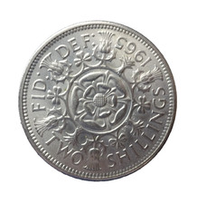GB 1965 Queen Elizabeth II Two Shillings AUNC
