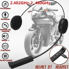 Motorcycle Helmet Headset Wireless Blue-tooth Headphone Speaker Hands-Free AO