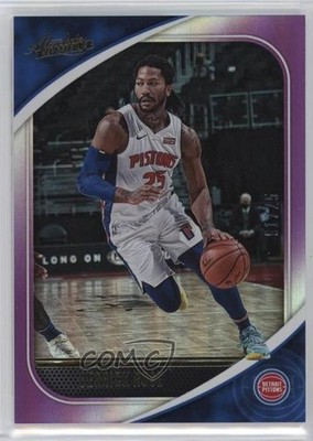 2020-21 Panini Absolute Memorabilia Purple 1/25 Derrick Rose #30 0ud4
