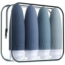 Gemice Travel Bottles for Toiletries, Travel Essentials Refillable Leak Proof...