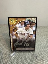 2025 Topps Museum Collection Wade Boggs Black Framed Auto 5/5 Silver Ink Boston