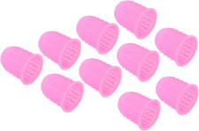 0.67 Inch Rubber Finger Tips, 10 Pack Silicone Thumb Fingertip Protector Cove...