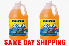 2 Pack Rain-X 20F All Season 2-in-1 Windshield Washer Fluid, 1 Gallon Each