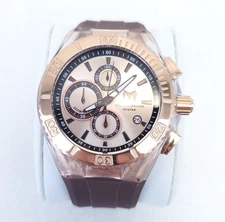 Men's TechnoMarine Cruise Star Watch 45mm Silicone Band Japan Quartz TM-115217