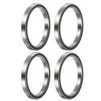 6706-2RS Rillenkugellager, 4Stk 30X37X4Mm Z2 Doppelt Gummierte Chromstahl-Lager,