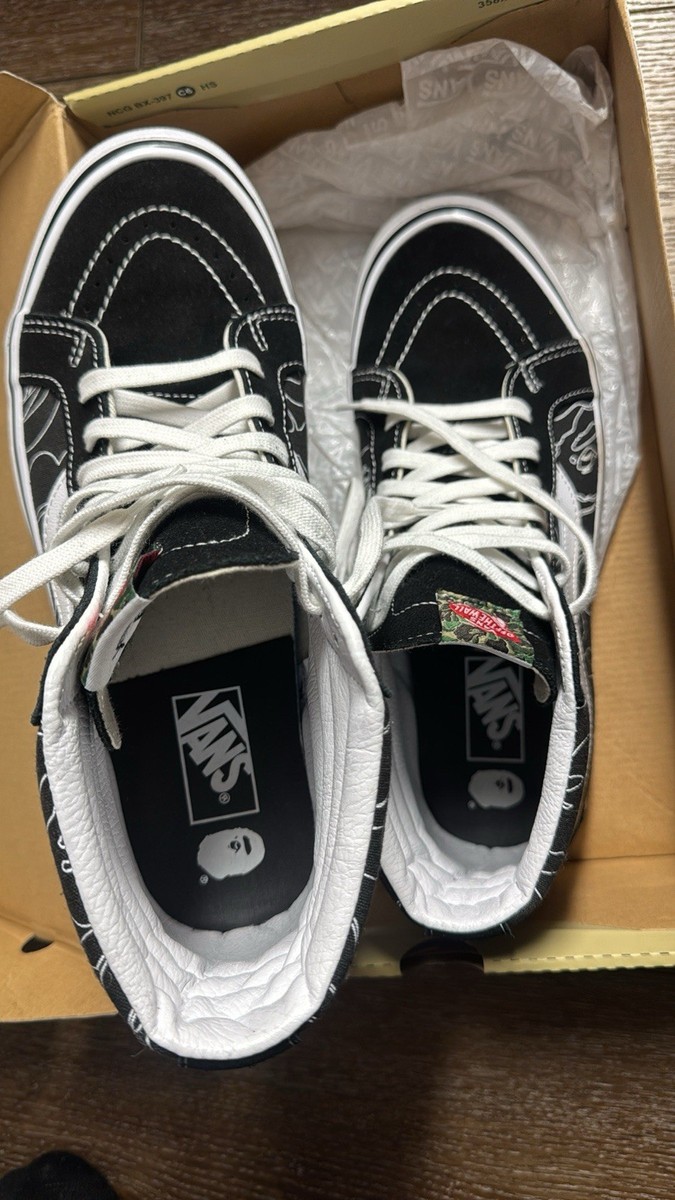 アベイシングエイプ VANS Sk8-Hi Bape X Vans Sk8-Hi Dx size 11.5 | eBay