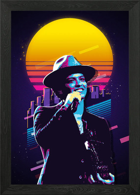 bruno mars gerahmtes Wandbild Poster Leinwanddruck Bild