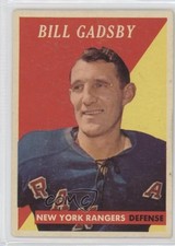 1958-59 Topps Bill Gadsby #34 HOF 0q3