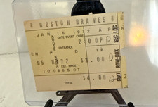 1972 jan 15 Boston Braves AHL Hockey ticket stub inaugural season