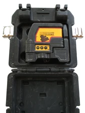 DeWalt DW0822 Self-Leveling Cross Line Plumb Spot Laser Level, with Storage Case