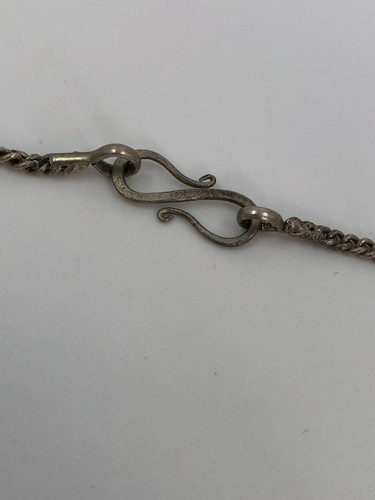 Vintage Silver Filgree Flower Necklace - Floral Detailled 800 42cm 21.33g - Picture 4 of 14