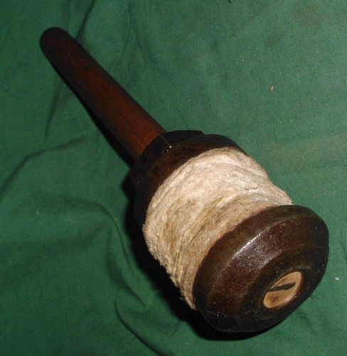 W. Medway, Antique 4-1/2 lb Leather-Rawhide / Steel Mallet- Carver- Stonemason - Picture 2 of 6