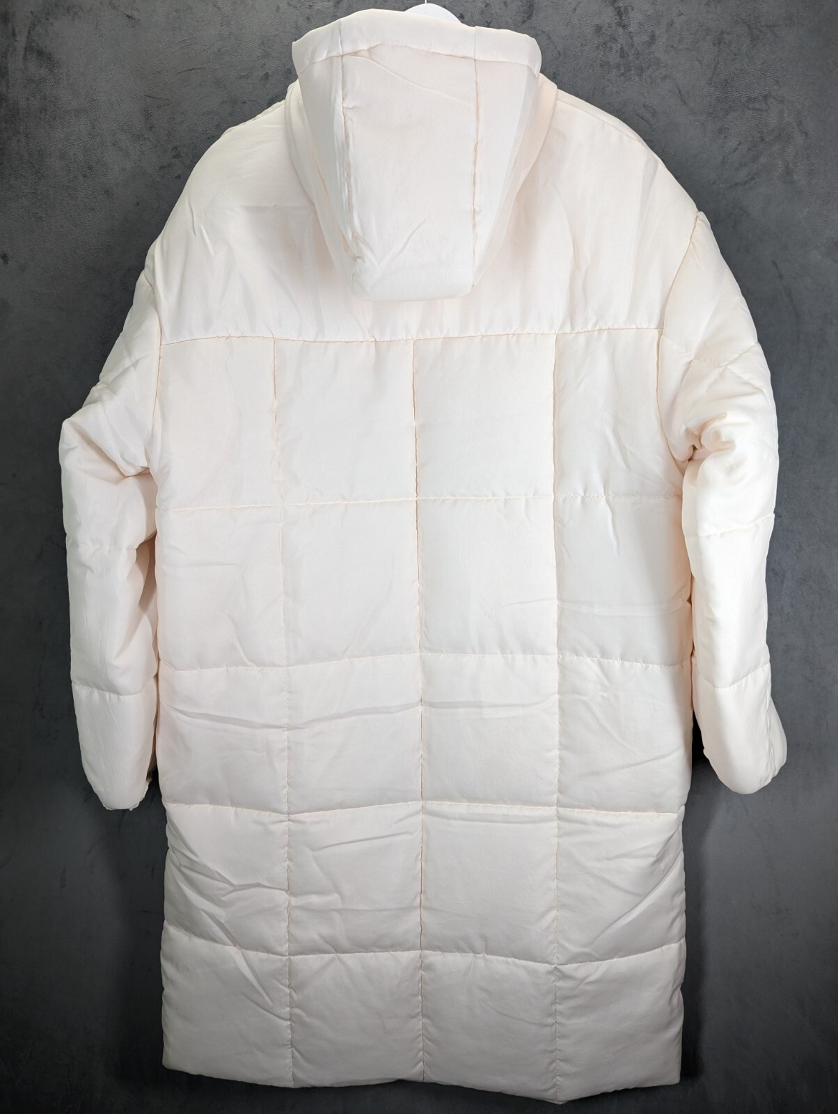 SACAI X NIKE Nike Giacca Parka Lungo Donna Therma Fit con Cappuccio Puffa Crema Rosa Taglia Media