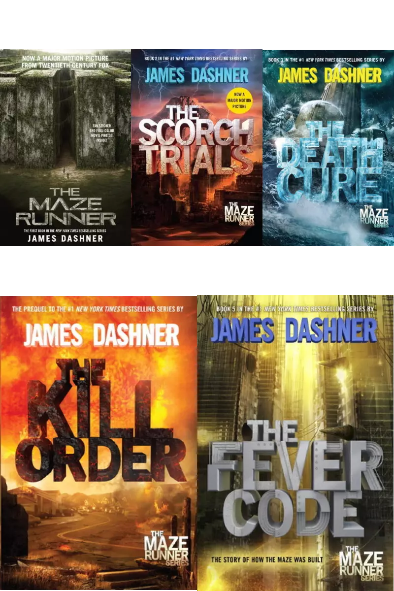 The Maze Runner Series All 5 Books in Hardcover 9780385738750