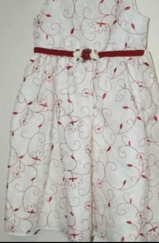 Girls Youngland Size 6 White Dress With Red Embroidery special Occasion. Wedding - Picture 7 of 15