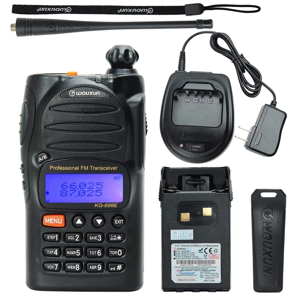 Wouxun KG-699E 105 Gruppen 66-88 MHz Funkgeräte DTMF VOX Handheld Walkie Talkies - Bild 2 von 4