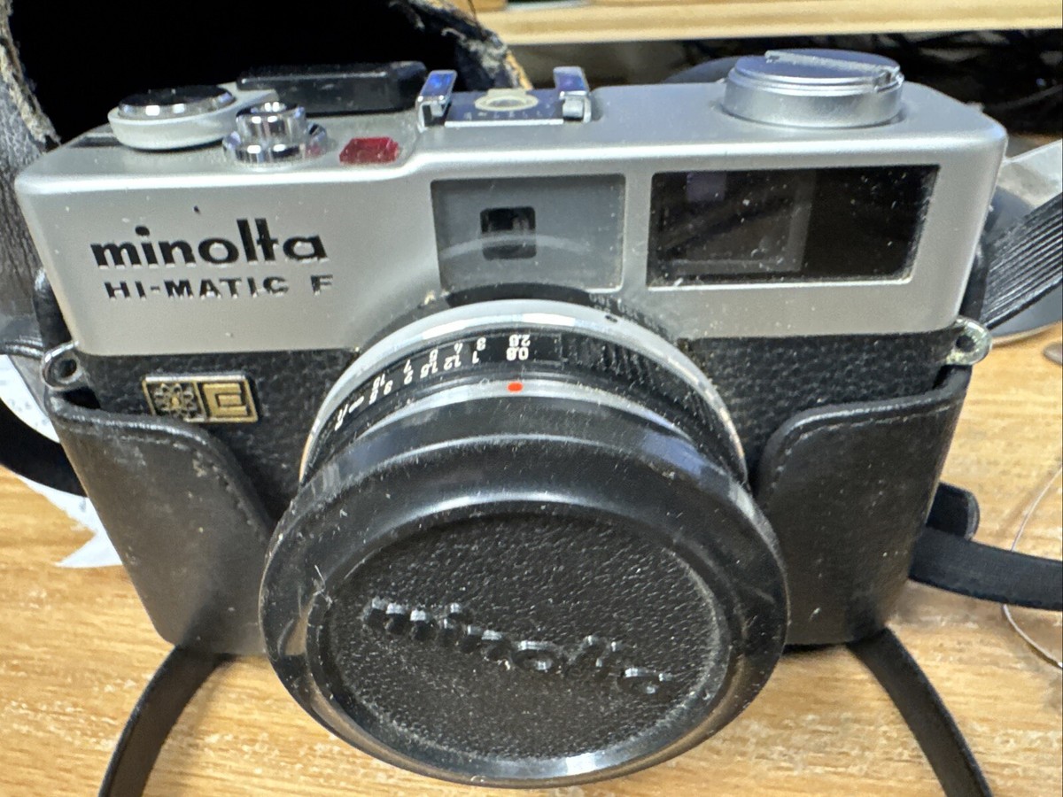 Minolta　HI MATIC 　　Q738 Vintage Minolta Hi-Matic F Rangefinder Film Camera 38mm F