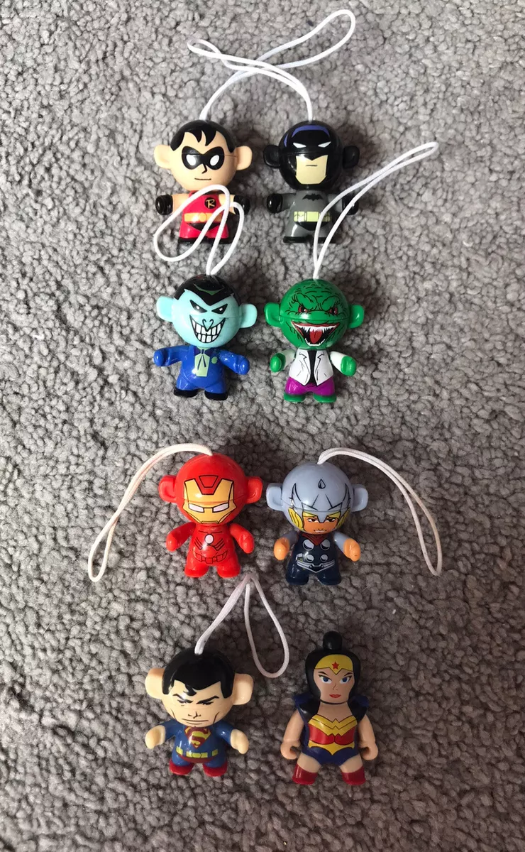 Kinder Egg Surprise Dc Comic And Marvel Super Hero Keyrings Bag Or Phone Chain