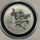 Disney’s Aladdin 30th Anniversary Coin 1 Troy Oz .999 Fine Silver Round Medal