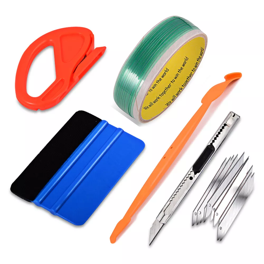 5M Knifeless Finish Line Tape Pro Squeegee, Graphic Cutting Trim Vinyl Wrap  Tool