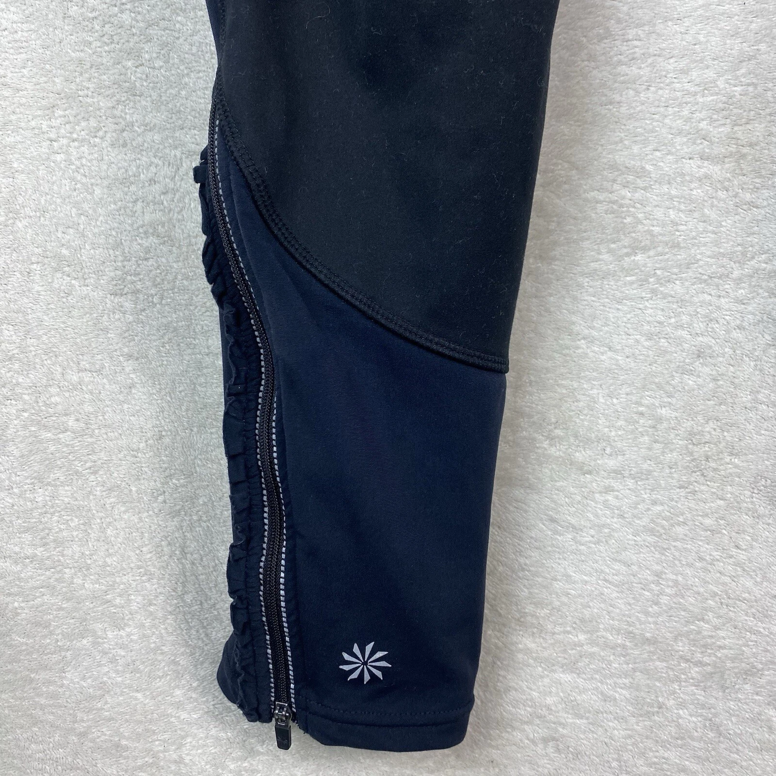 athleta windwarrior 2 running ankle zip leggings